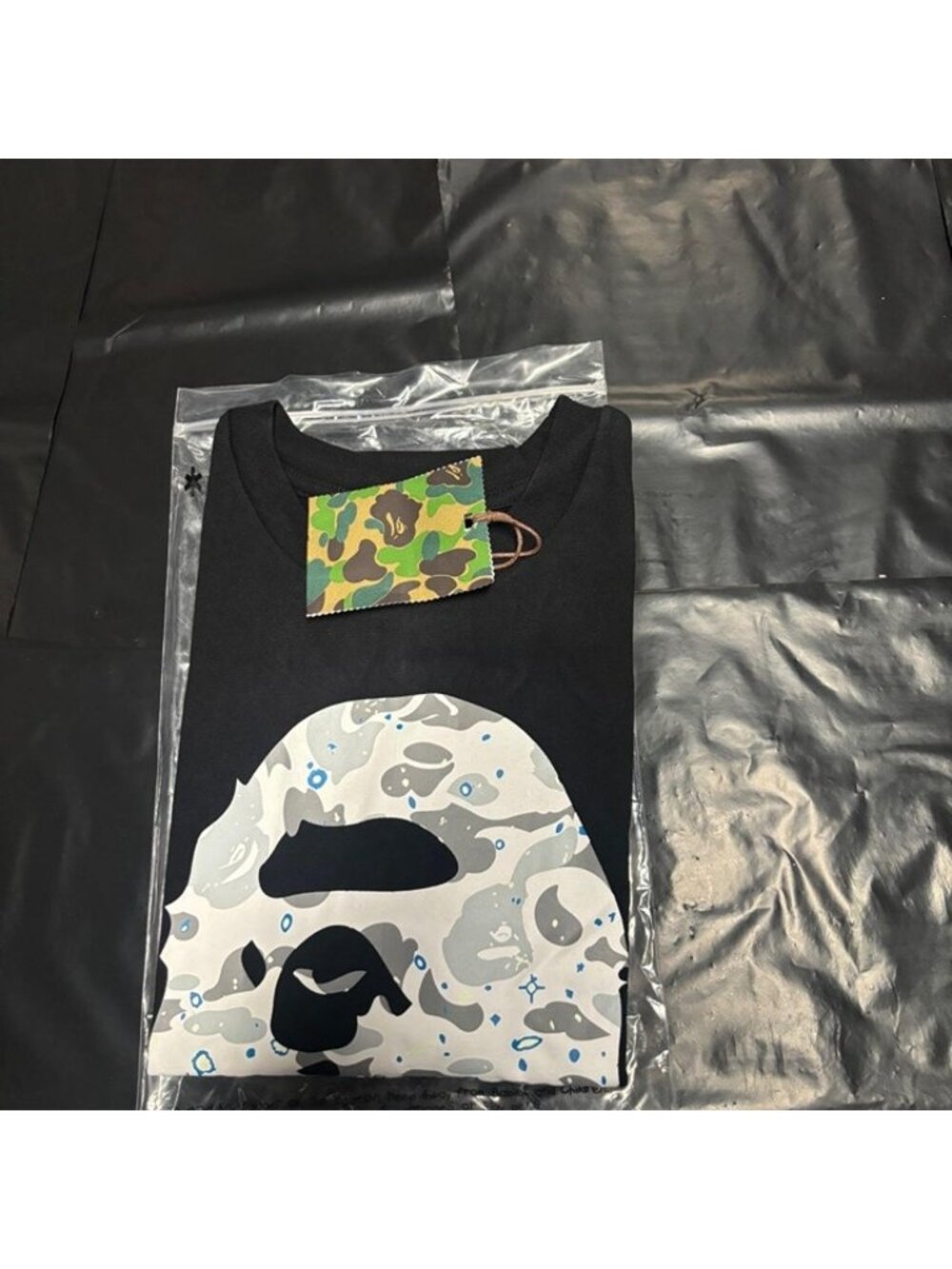 BAPE Space Camo By Bathing Ape Tee Black all sizes A Bathing Ape